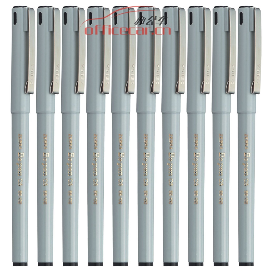 斑馬 ZEBRA BE-100 簽字筆（必備筆） 0.5mm （黑色） 10支/盒