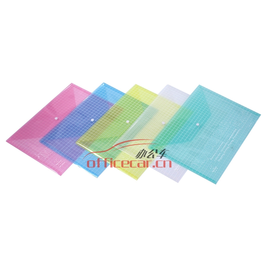 南泰利 Nantaili 紐扣文件袋 A4 18c 10個(gè)/包（紅/藍(lán)/黃/白/綠顏色隨機(jī)）