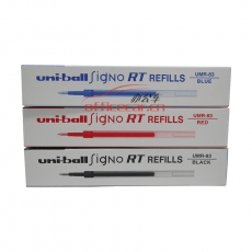 三菱 uni UMR-83 中性筆芯 0.38mm 藍色 10支/盒（按動專用）