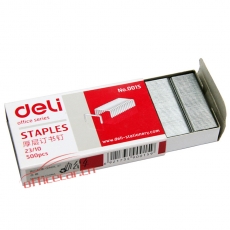 得力 Deli 0015 統(tǒng)一訂書釘 23/10 1000枚/盒 5盒/封