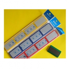 裝得快 RBD 硬膠白板磁塊 50*30mm 4個(gè)/袋 （藍(lán)色）