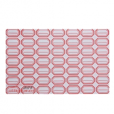 國產(chǎn) Domestic 手寫標(biāo)簽紙 7*7 22*37mm 約60張/包 紅色