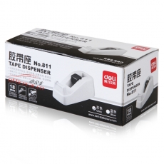 得力 Deli 811 膠帶切割器/膠紙座 ≤18mm寬文具膠帶 顏色隨機(jī)