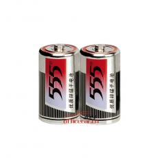 555 R20S 大號/1號優(yōu)質(zhì)碳性電池鋅錳電池 2個裝 12個/盒