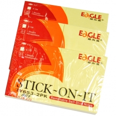 益而高 Eagle TY653-2PK 告示貼 40*50mm 2本/包 12本/封