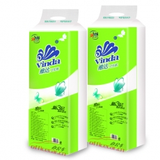 維達(dá) Vinda V4094 雅致三層卷紙 110g 10卷/條 5條/袋