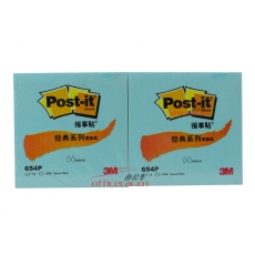 3M 654P 經(jīng)典報(bào)事貼 76*76mm （藍(lán)色） 12本/封