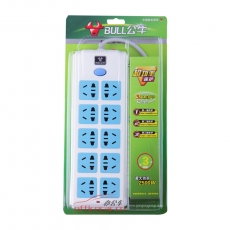 公牛 BULL GN-218-3 總控開關(guān) 10位3米 插座/插排/插線板