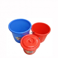 國產(chǎn) Domestic （質(zhì)量好）小水桶帶蓋 6升