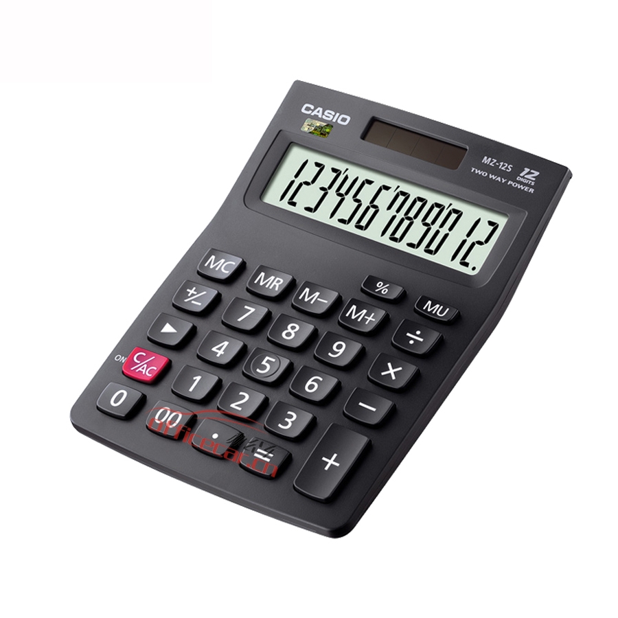 卡西歐 CASIO MX-12B 商務計算器 小型機 黑色經典款