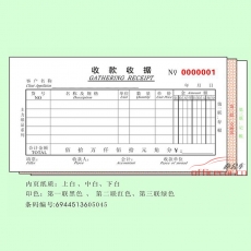 主力 BRUNT 0504 三聯(lián)多欄收據(jù) 48開 20本/封