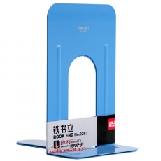 得力 Deli 9263 鐵書立(9寸) 2片/付 顏色隨機(jī)（藍(lán)色庫存充足）