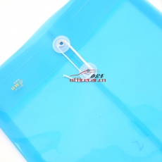 天順/華文達 T.X F118 透明繞繩檔案袋/文件袋/資料袋A4 豎式 12個/包 顏色隨機