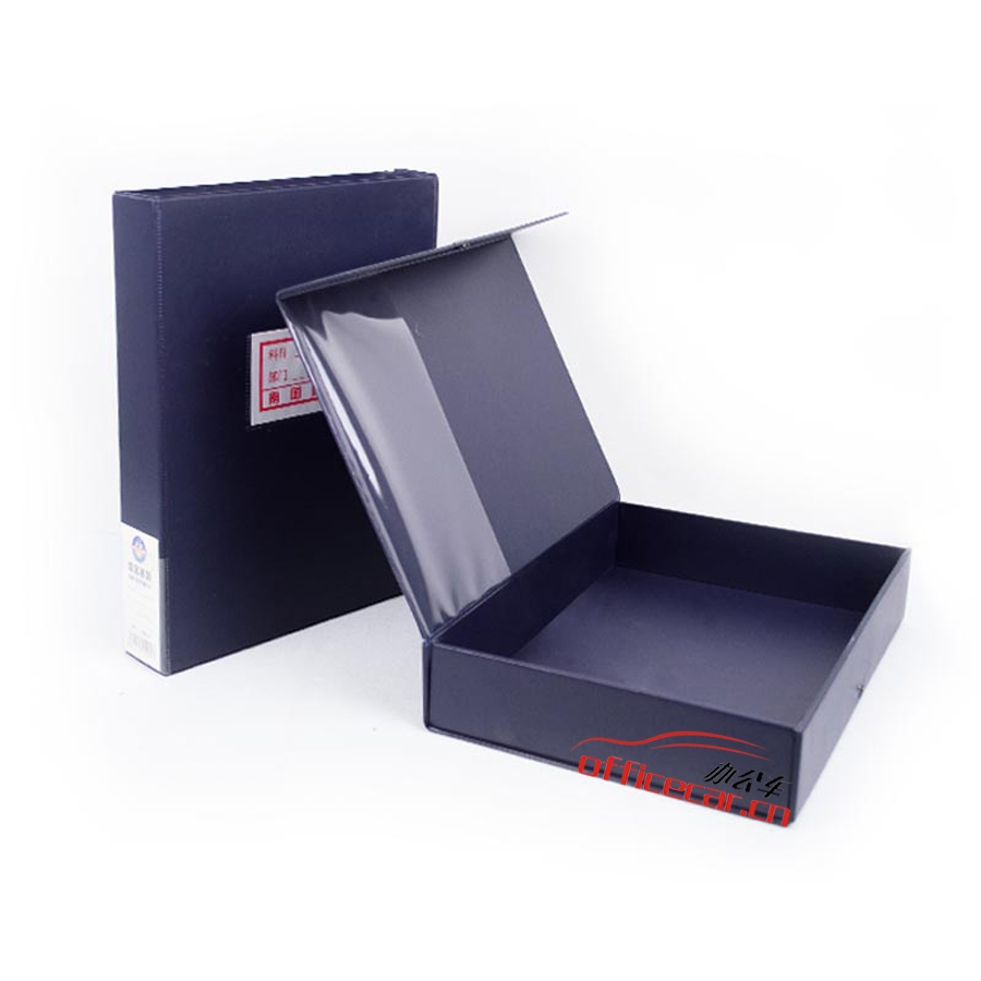 南國威利 N.G.W.L  A803 粘扣檔案盒/文件盒/資料盒 A4 55mm 深藍(lán)色 18個(gè)/箱