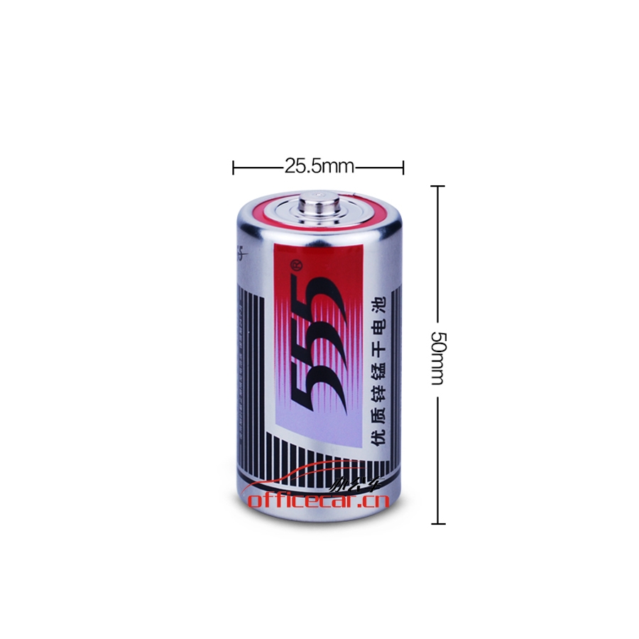 555 R14S 2號(hào)/3號(hào)優(yōu)質(zhì)碳性電池鋅錳電池 2個(gè)裝 24個(gè)/盒