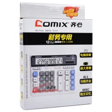 齊心 Comix C-2135 財(cái)務(wù)利器電腦按鍵計(jì)算器中號(hào) 12位