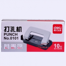 得力 Deli 0101 12張小號(hào)打孔機(jī)(帶標(biāo)尺)顏色隨機(jī)