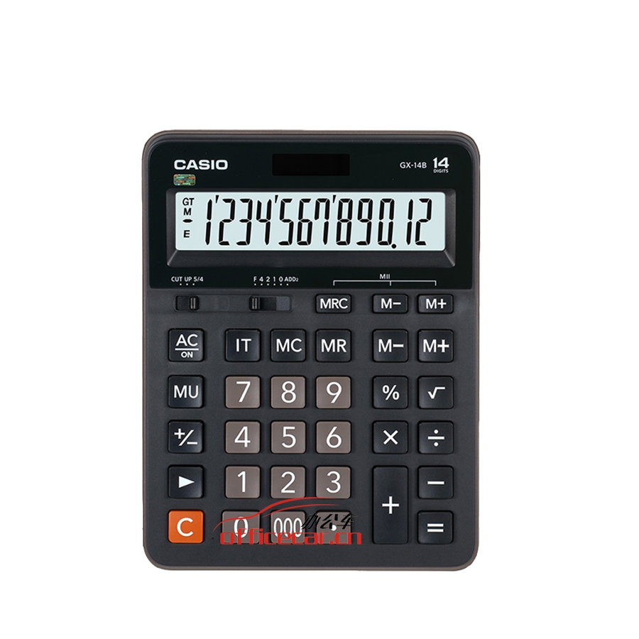 卡西歐 CASIO GX-14B 商務(wù)計(jì)算器 超大型機(jī) 黑色 GX-14S升級款