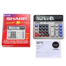 夏普 SHARP EL-2135 12位桌面型銀行/財(cái)務(wù)專用計(jì)算器