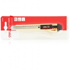 得力 Deli 2031 小號美工刀 旋轉(zhuǎn)鎖定裁紙刀/切紙刀