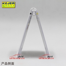 科記 KEJEA K-242 120*70mm 三角型臺卡A字臺牌牌臺簽V型桌簽姓名牌橫式PS材質(zhì)會議