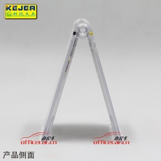 科記 KEJEA K-245 180*100mm 三角型臺(tái)卡A字臺(tái)牌牌臺(tái)簽V型桌簽姓名牌橫式PS材質(zhì)會(huì)議
