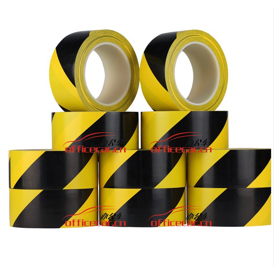 國(guó)產(chǎn) Domestic 斑馬警示地板膠帶 45mm*16Y (黃黑色)