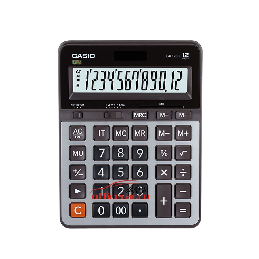 卡西歐 CASIO GX-120B 商務(wù)計(jì)算器 超大型機(jī) 灰色 GX-120S升級(jí)款