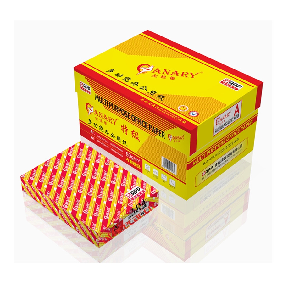 金絲雀（Anary）復(fù)印紙 A5/80g 500張/包 10包/箱
