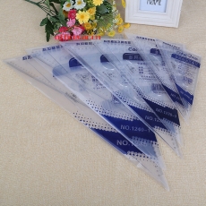 科加 K.J 1220-1 多角斜邊三角尺 18cm