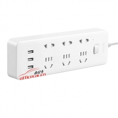 公牛 BULL GNV-UUB126 總開關(guān) 6位3米（3口USB） 插座/插排/插線板