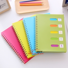 喜通 Heeton 16-687 B5 16K 膠面分類筆記本 120頁（顏色下單備注/顏色隨機）