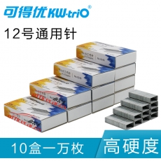 可得優(yōu) KW-triO NO.0246 高強(qiáng)度鍍鋅絲訂書釘 24/6 1000枚/盒