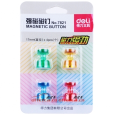 得力 Deli 7821 強(qiáng)磁磁釘/白板磁釘/磁粒
