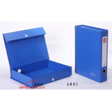 鳳江 F.J A801 粘扣檔案盒/文件盒/資料盒 藍(lán)色