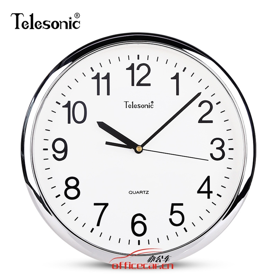 天王星 telesonic S9712 掃秒 圓形掛鐘（300*300*45mm）