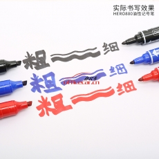 英雄 Hero 880 （大雙頭）記號筆 （藍色） 10支/盒