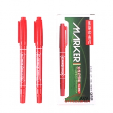 英雄 Hero 887 （小雙頭）記號(hào)筆 （紅色） 10支/盒