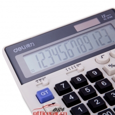 得力（deli） 2136/2136ES 中大臺(tái)計(jì)算器