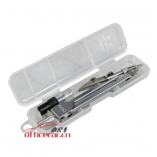 得力 Deli 8601 工程專用國際標準繪圖儀器圓規(guī)(一件套/無色)