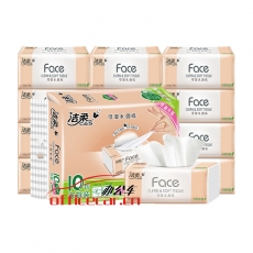潔柔PR121-10 潔柔紙面巾(Face粉軟抽)