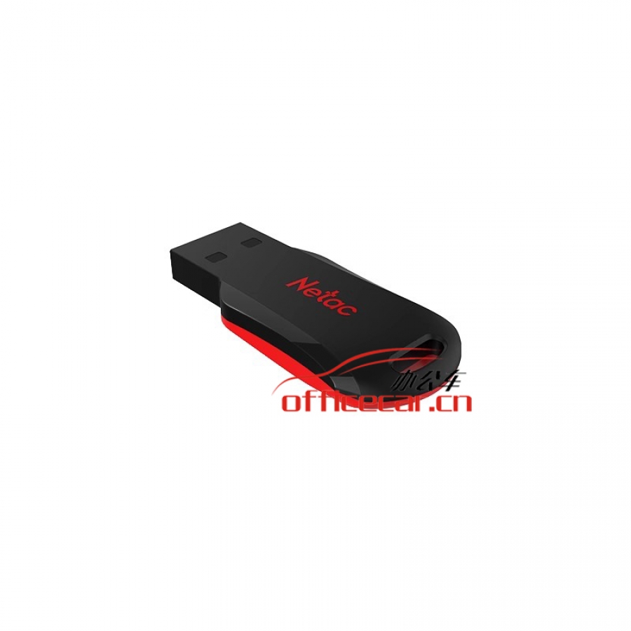 朗科（Netac）8GB USB2.0 U盤U196 黑旋風(fēng)車載電腦兩用閃存盤 黑紅色小巧迷你加密U盤