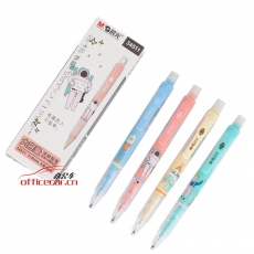 晨光(M&G)AMP34511 文具0.5mm學(xué)生自動(dòng)鉛筆 大容量活動(dòng)鉛筆帶橡皮頭 搞怪圖案繪圖鉛筆 6支/盒