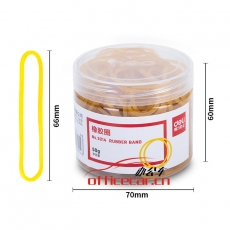 得力(deli)3214 50g筒裝橡皮筋/橡膠圈