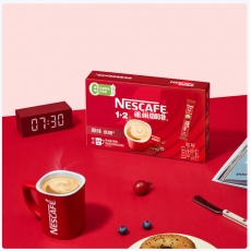雀巢 Nescafe 原味1+2速溶咖啡 15g/袋 24+6杯/盒